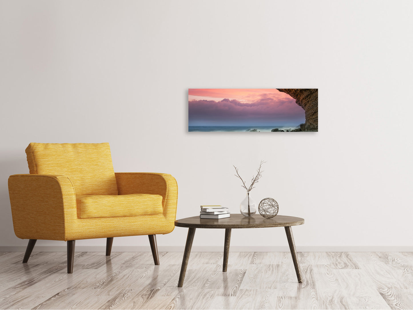 Leinwandbild Panorama Naturschönheit Meer