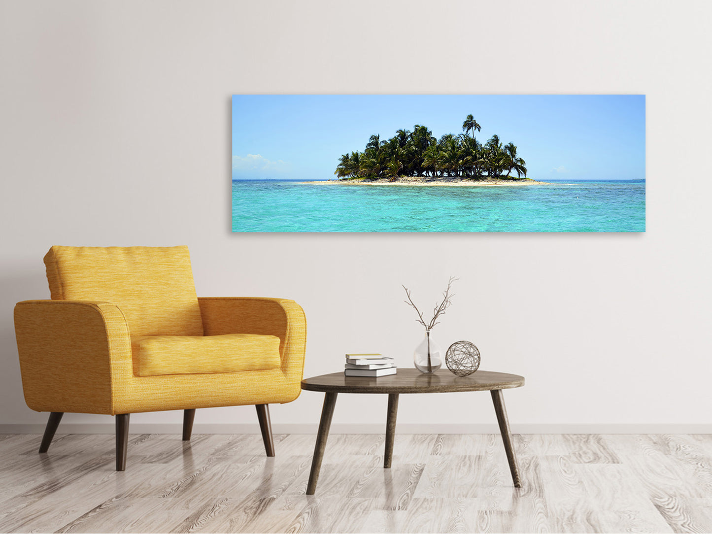 Leinwandbild Panorama Meine eigene Insel