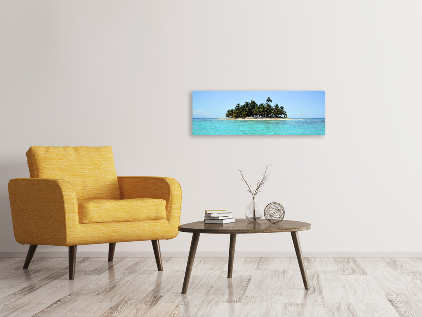 Leinwandbild Panorama Meine eigene Insel