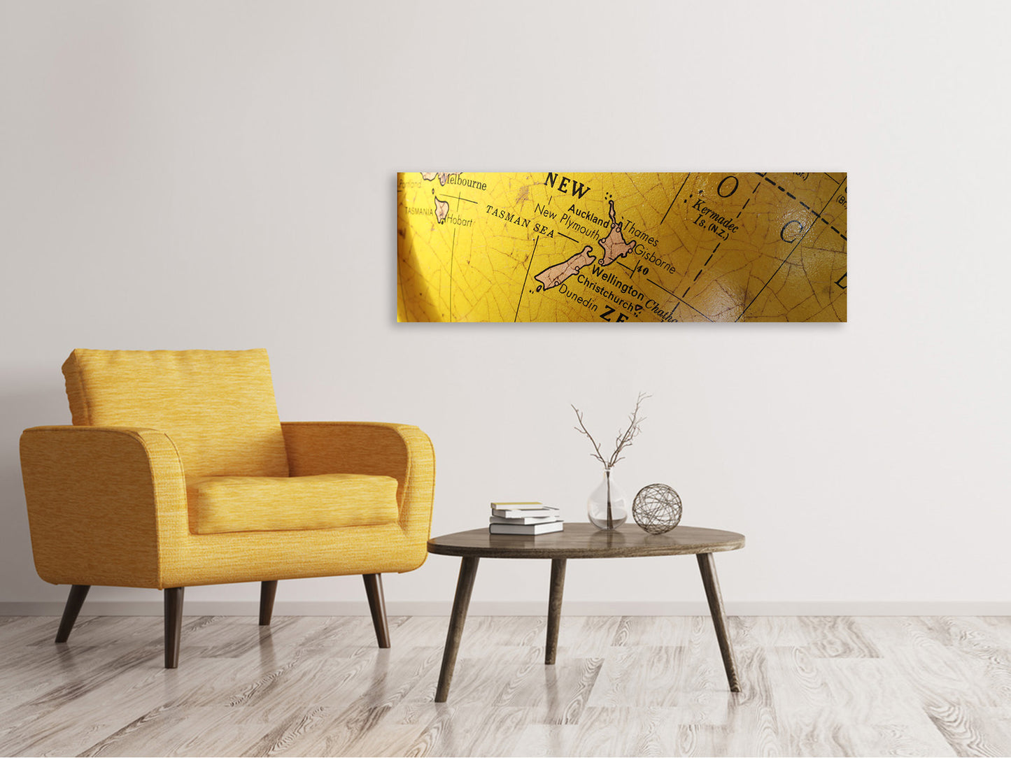 Leinwandbild Panorama Globus XXL