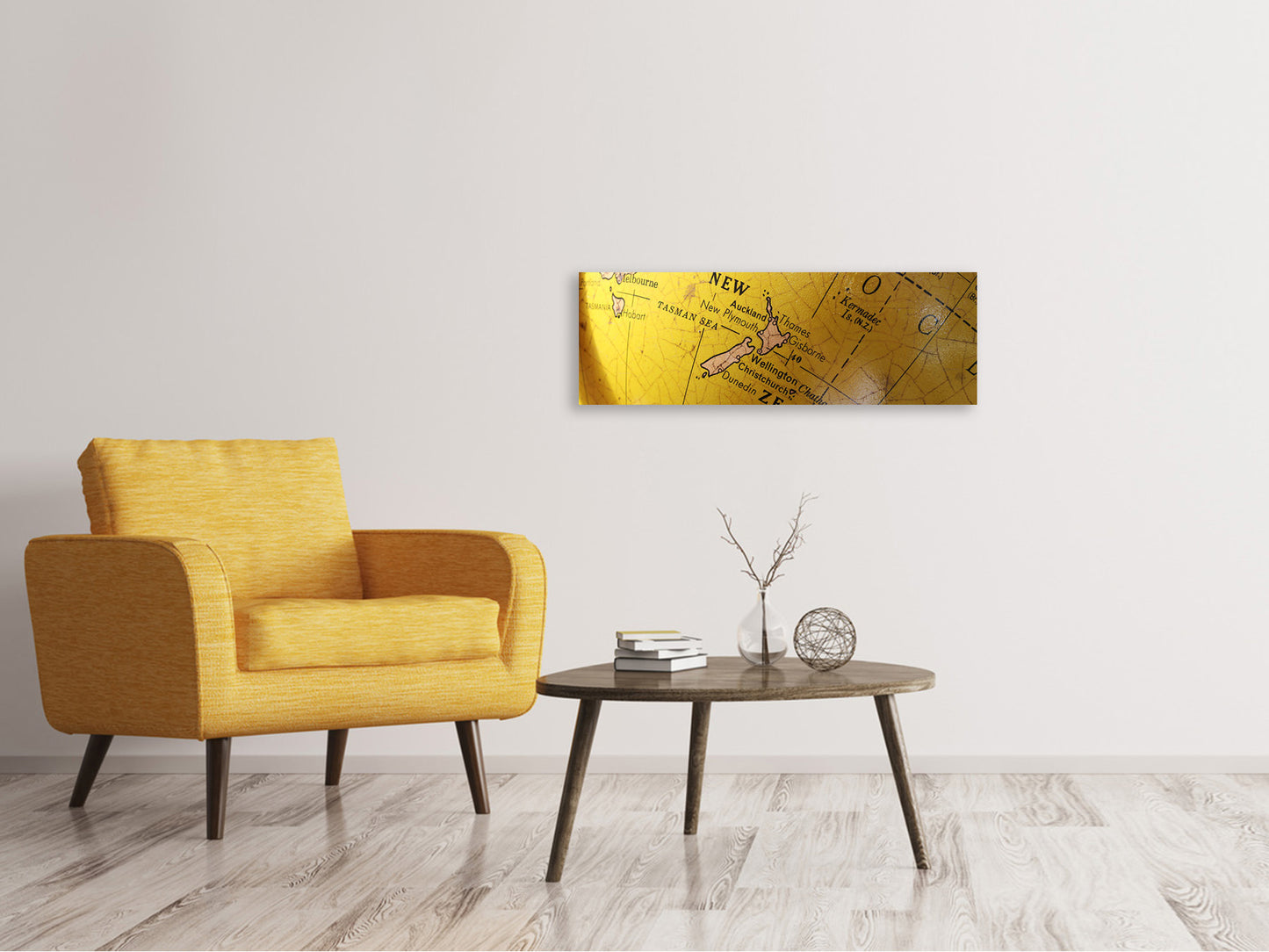 Leinwandbild Panorama Globus XXL