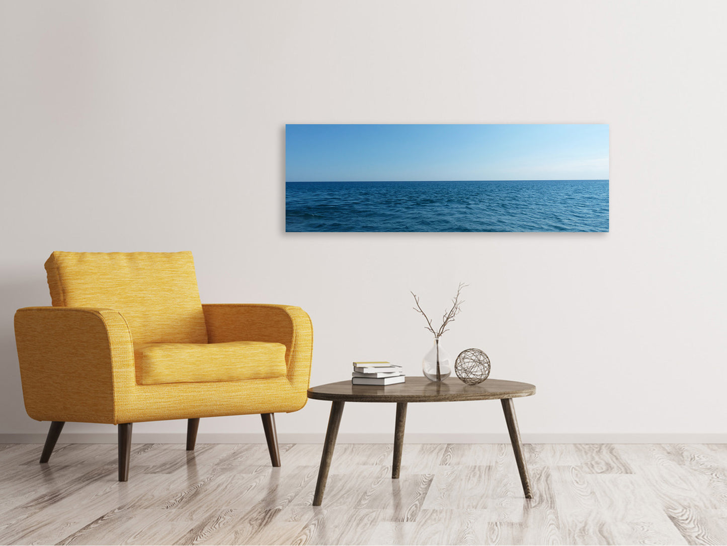 Leinwandbild Panorama Liebe das Meer
