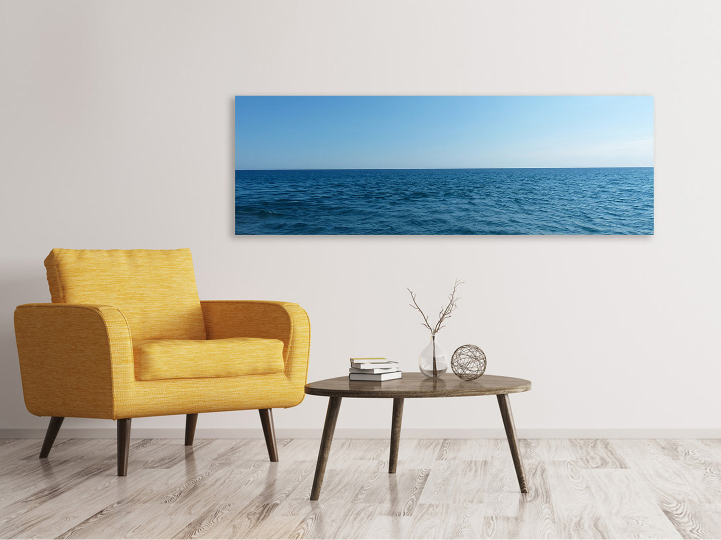 Leinwandbild Panorama Liebe das Meer