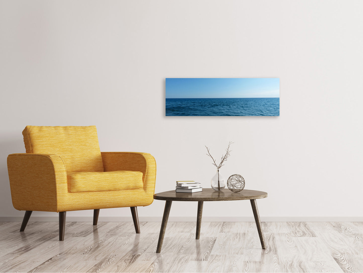 Leinwandbild Panorama Liebe das Meer