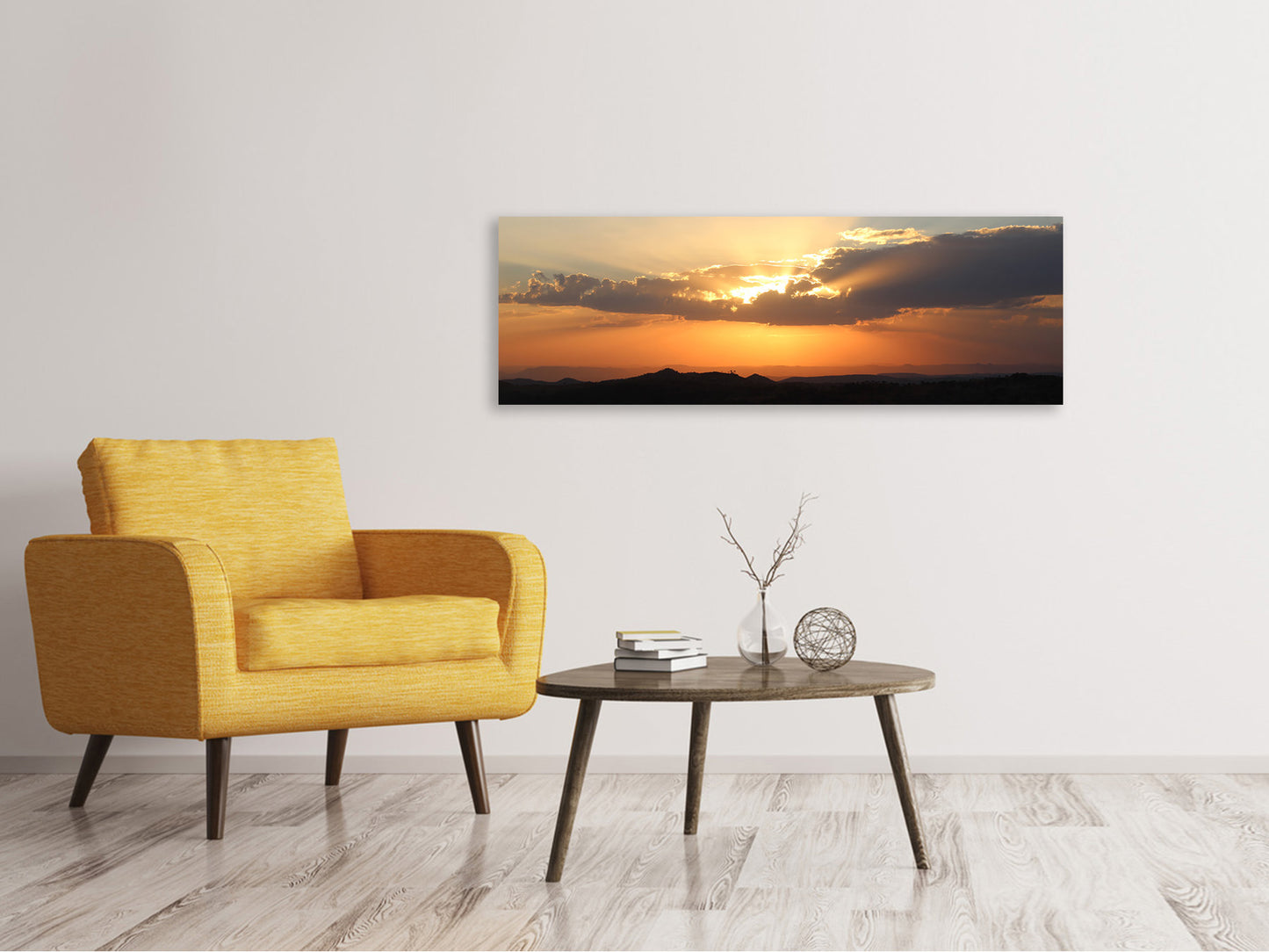 Leinwandbild Panorama Der Horizont von Afrika