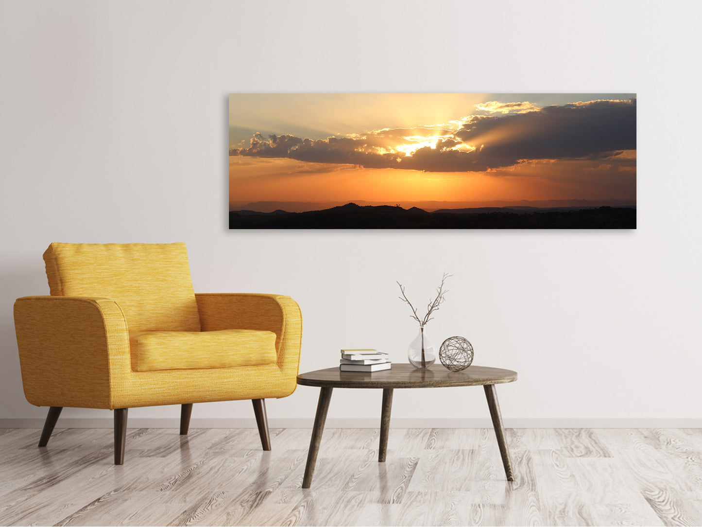 Leinwandbild Panorama Der Horizont von Afrika