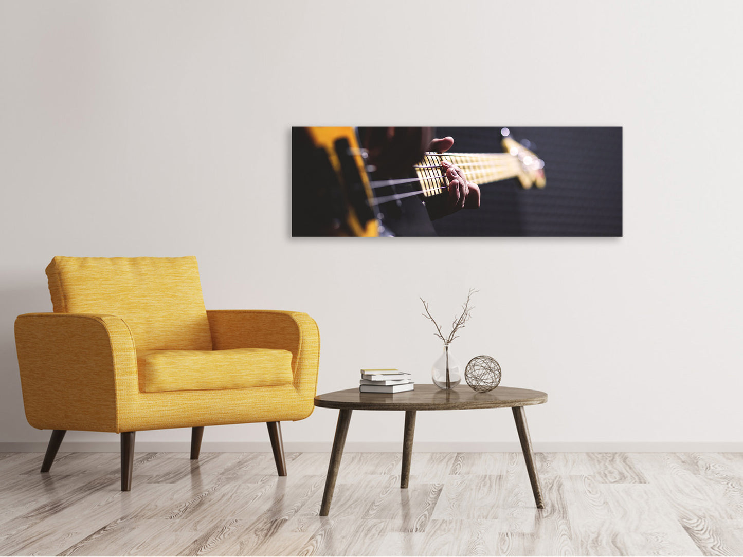 Leinwandbild Panorama Gitarrenspieler