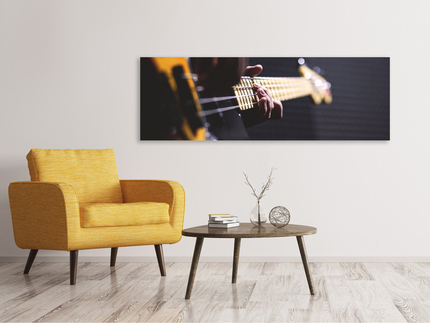 Leinwandbild Panorama Gitarrenspieler