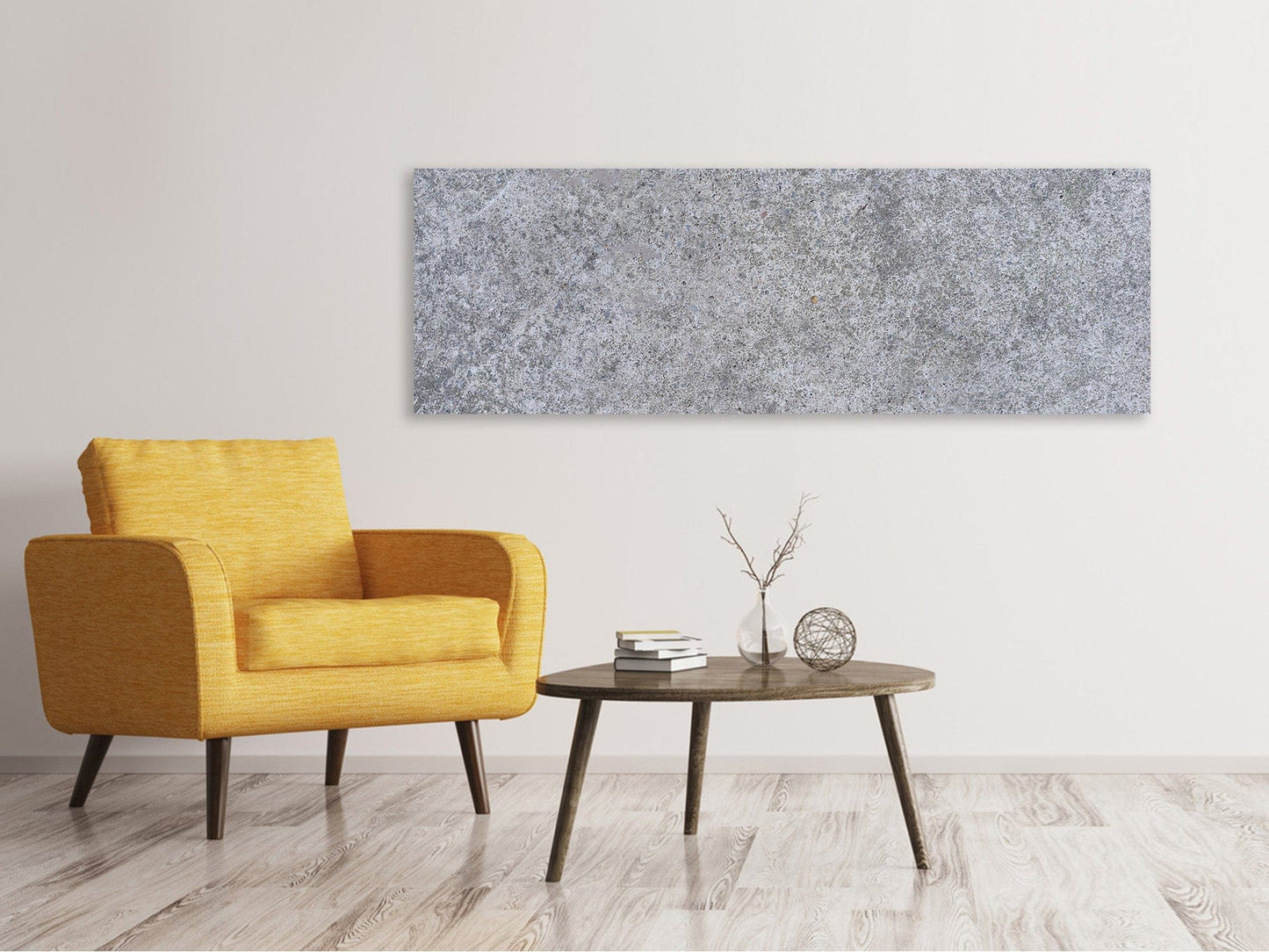 Leinwandbild Panorama Steinwand Textur