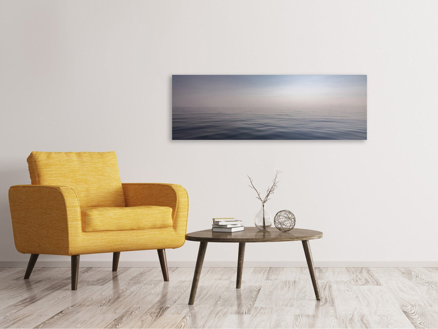 Leinwandbild Panorama Die Stille des Meeres