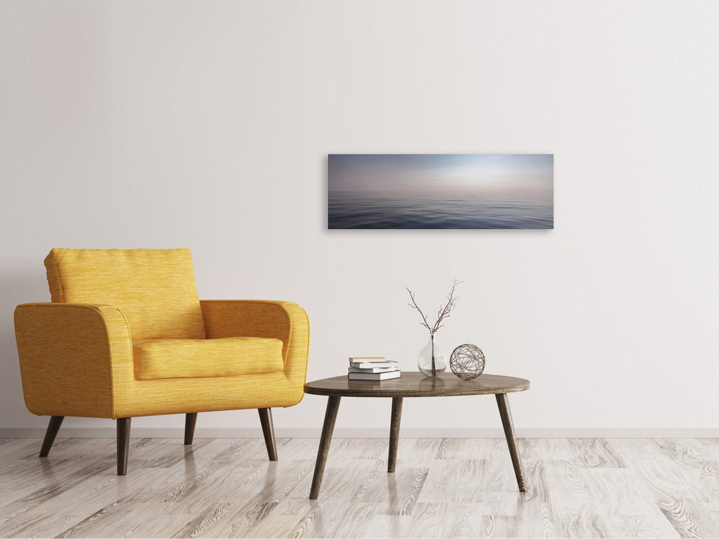 Leinwandbild Panorama Die Stille des Meeres