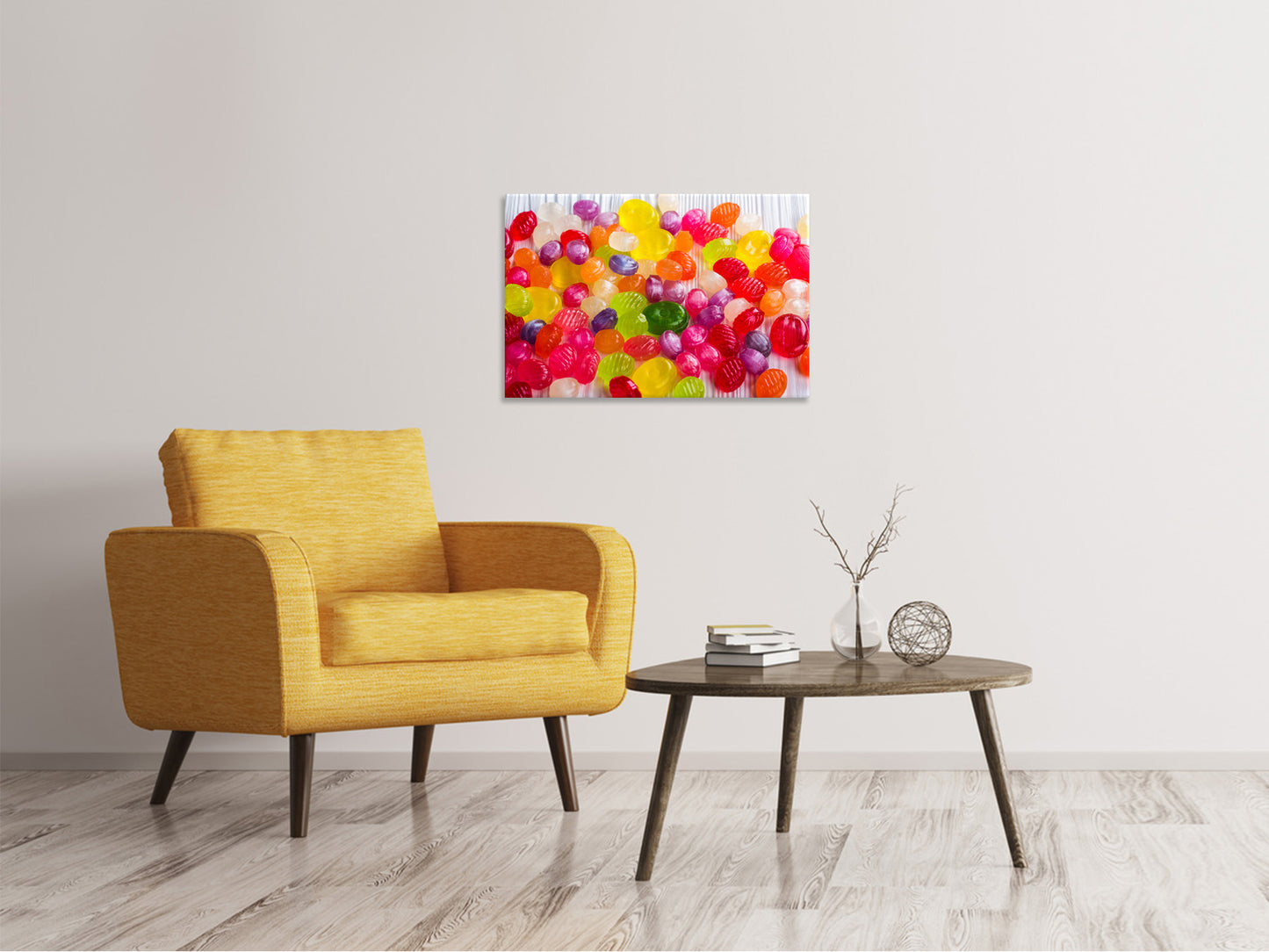 Leinwandbild Bunte Bonbons