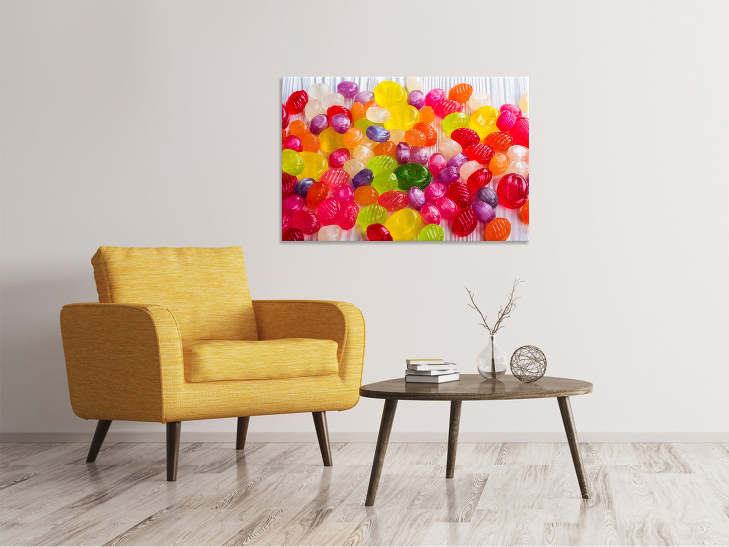 Leinwandbild Bunte Bonbons