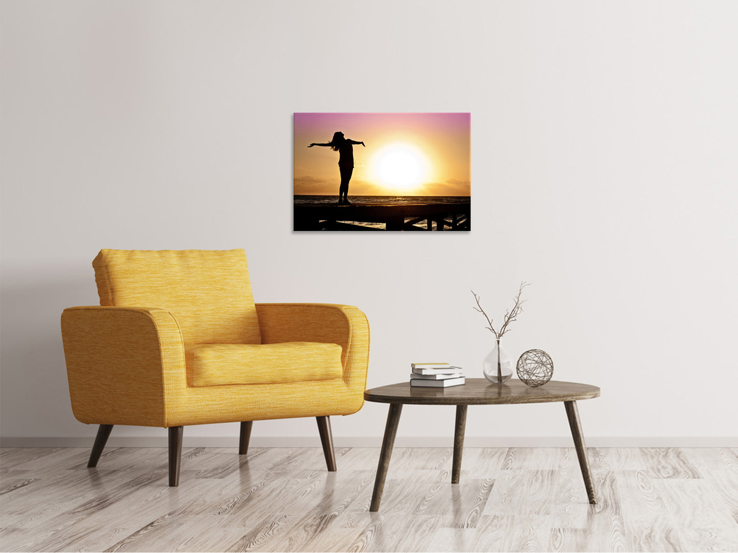 Leinwandbild Freiheit am Meer