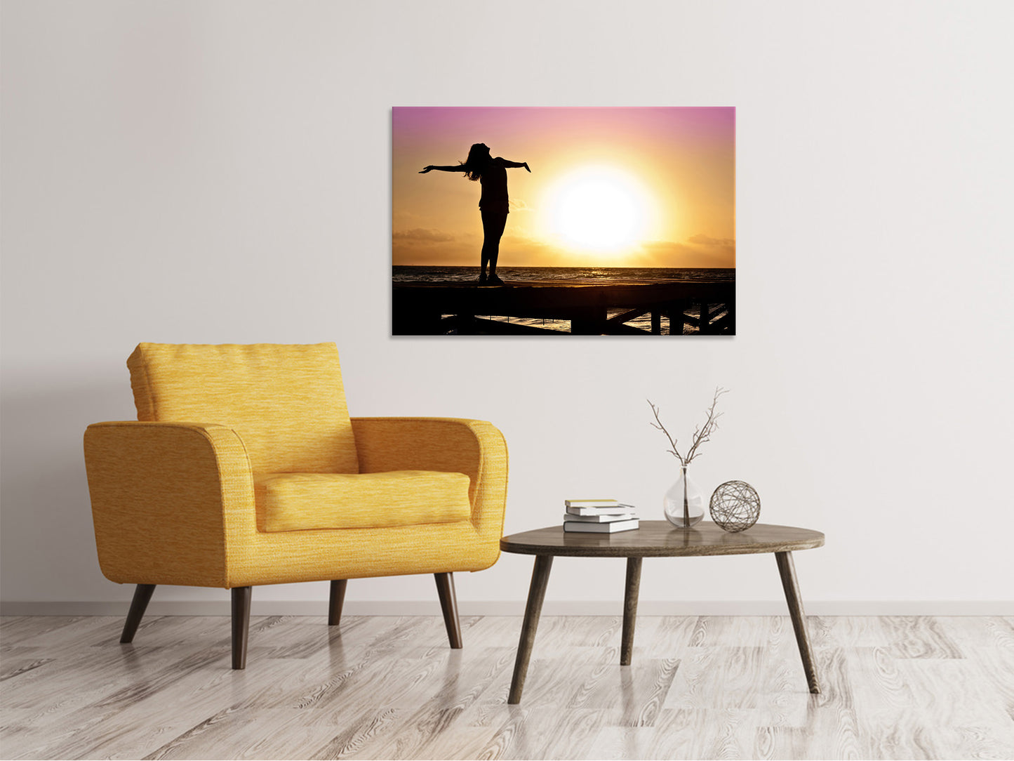 Leinwandbild Freiheit am Meer