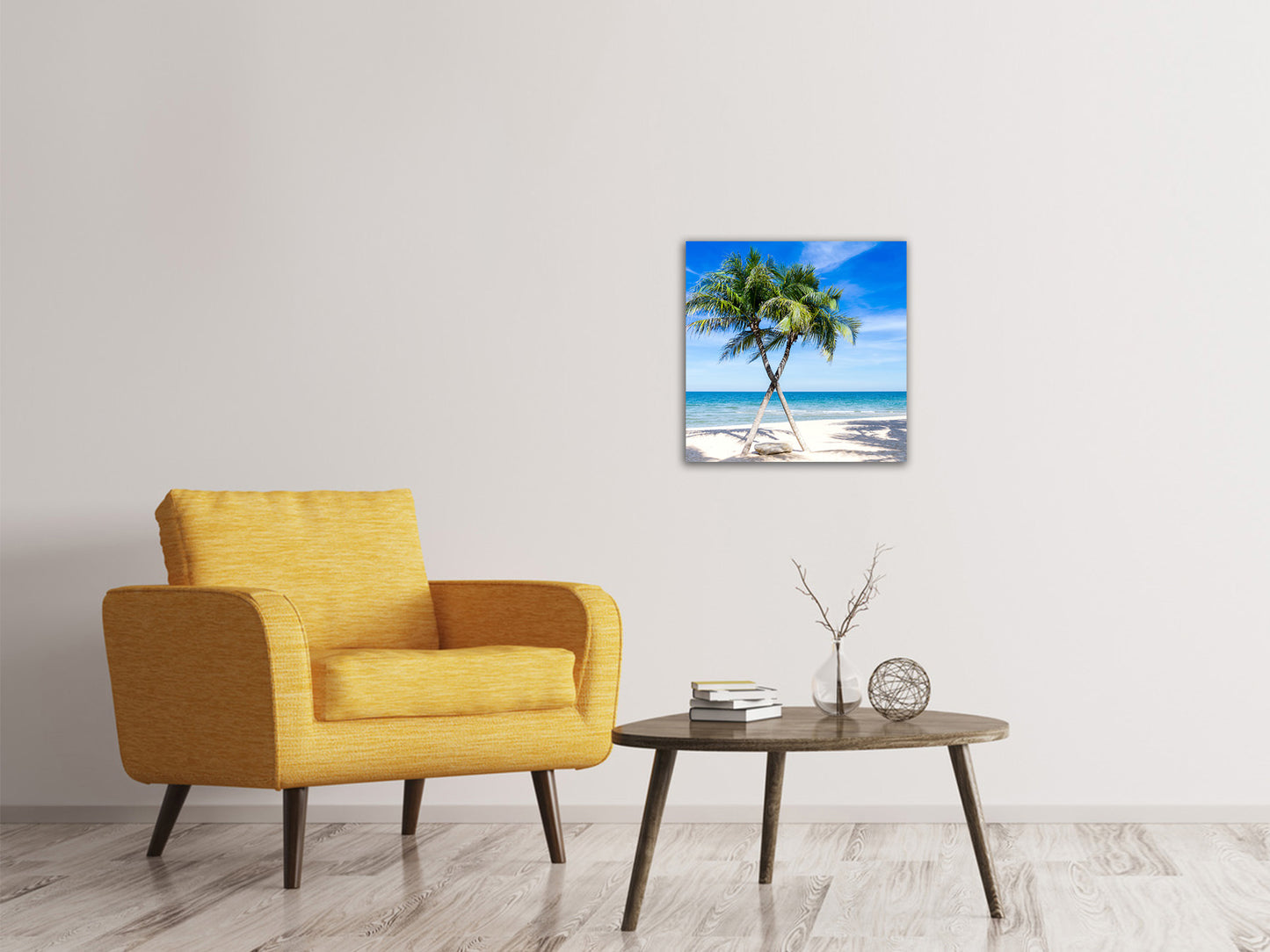 Leinwandbild Traumstrand Karibik
