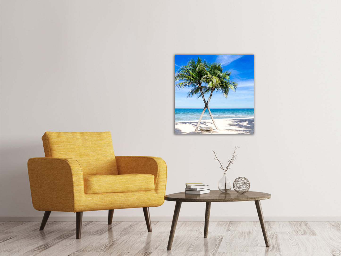Leinwandbild Traumstrand Karibik