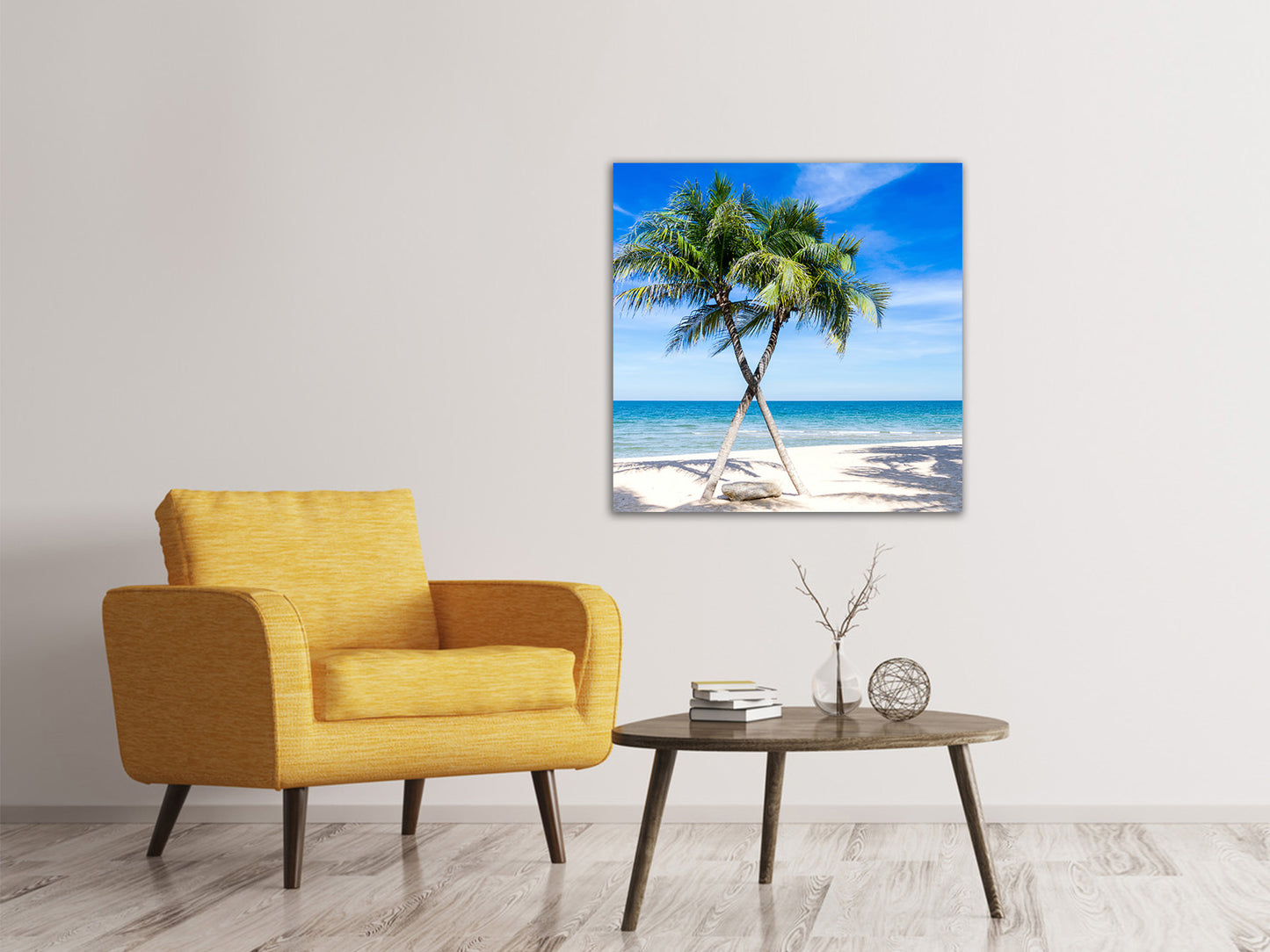 Leinwandbild Traumstrand Karibik