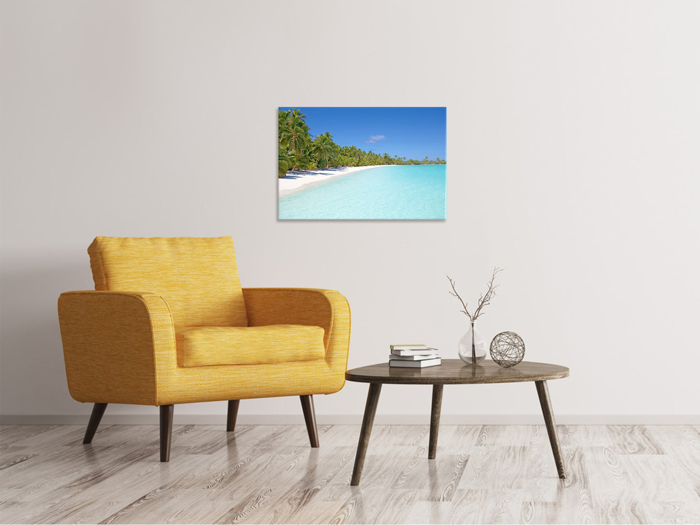 Leinwandbild Strand Spaziergang