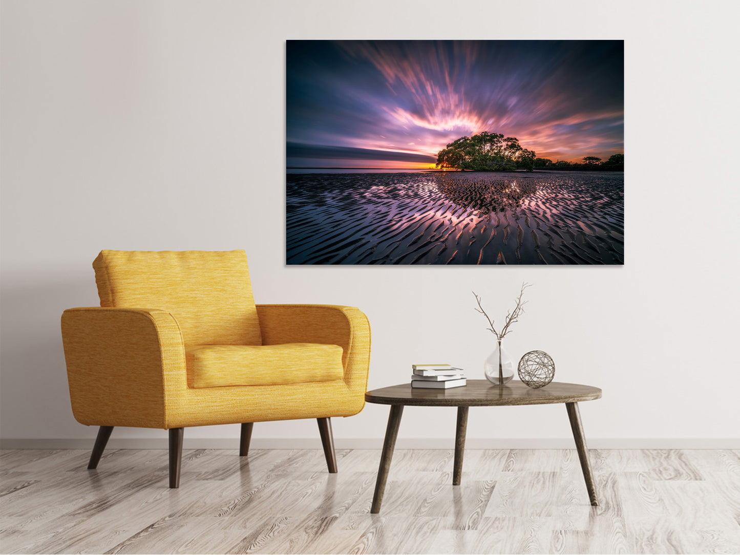 Leinwandbild Faszinierende Landschaft am Meer