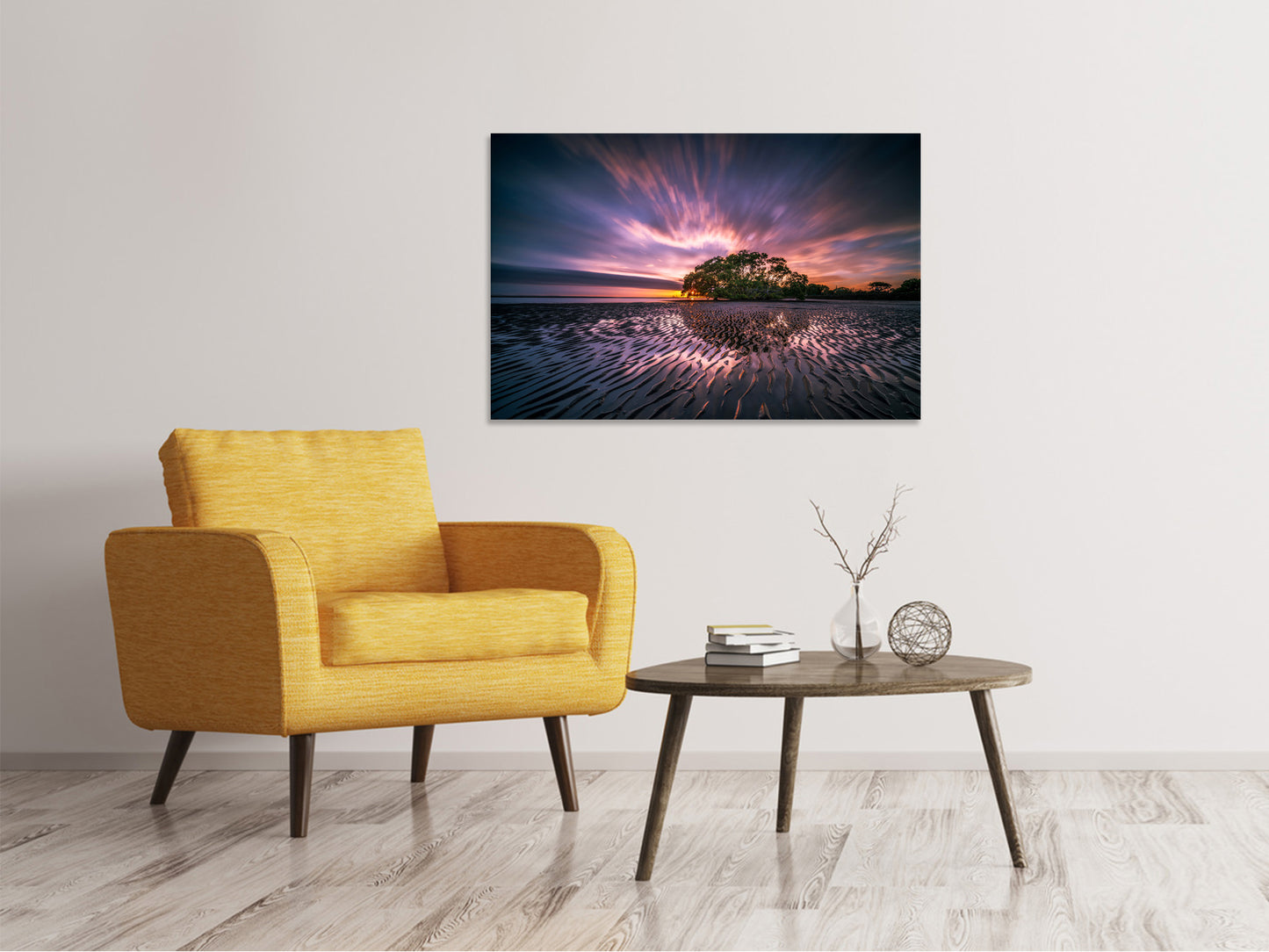 Leinwandbild Faszinierende Landschaft am Meer