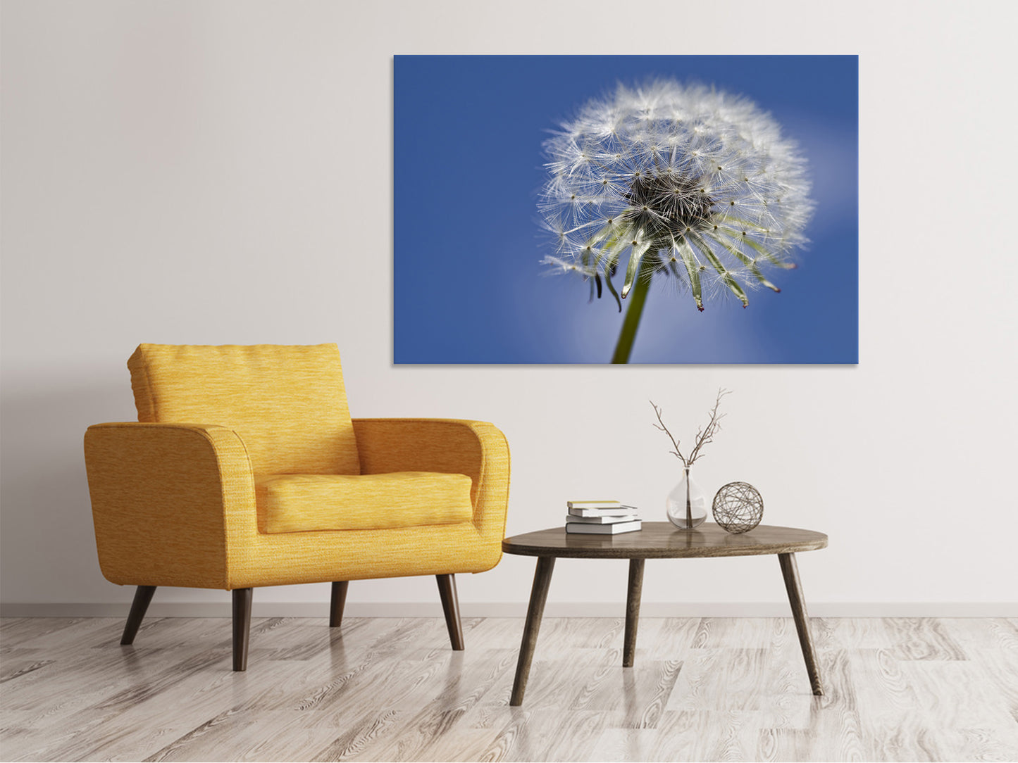 Leinwandbild Die Pusteblume in XXL