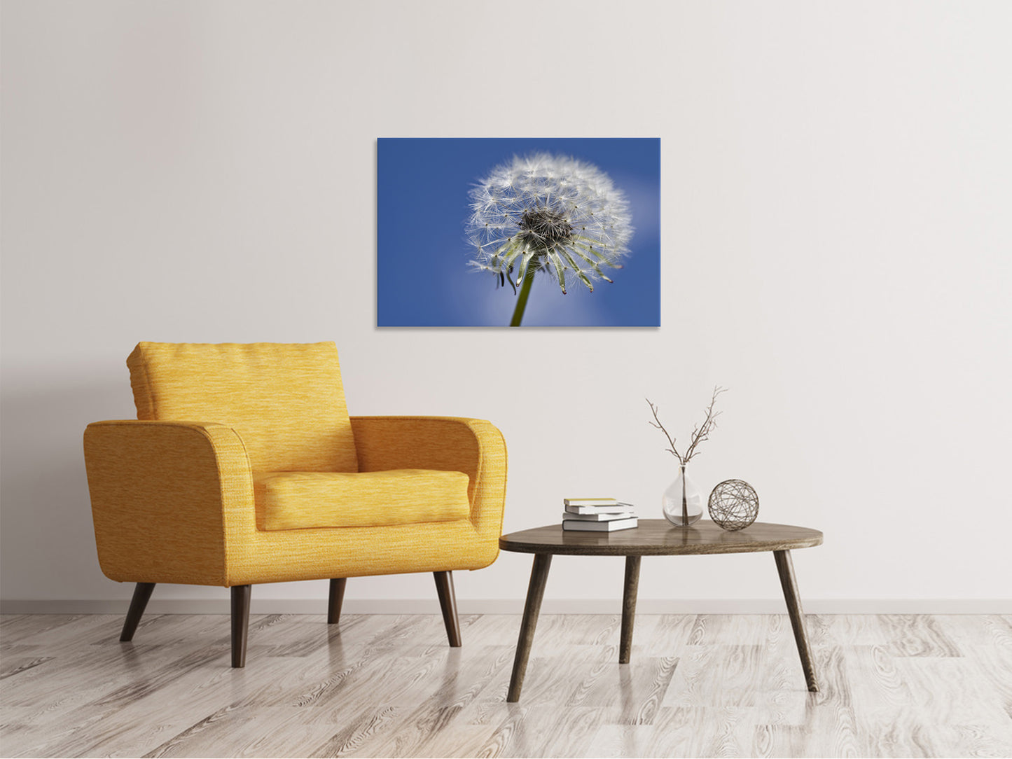 Leinwandbild Die Pusteblume in XXL