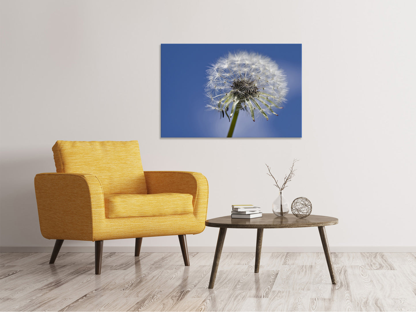 Leinwandbild Die Pusteblume in XXL