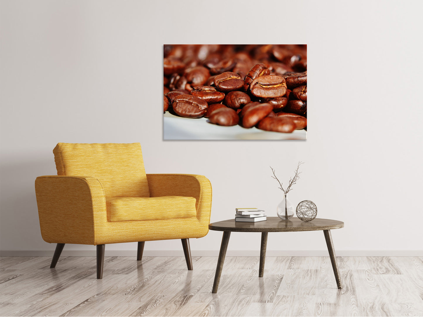 Leinwandbild Riesen Kaffeebohnen