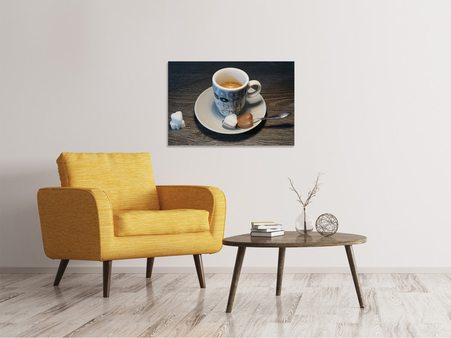 Leinwandbild Ein Espresso