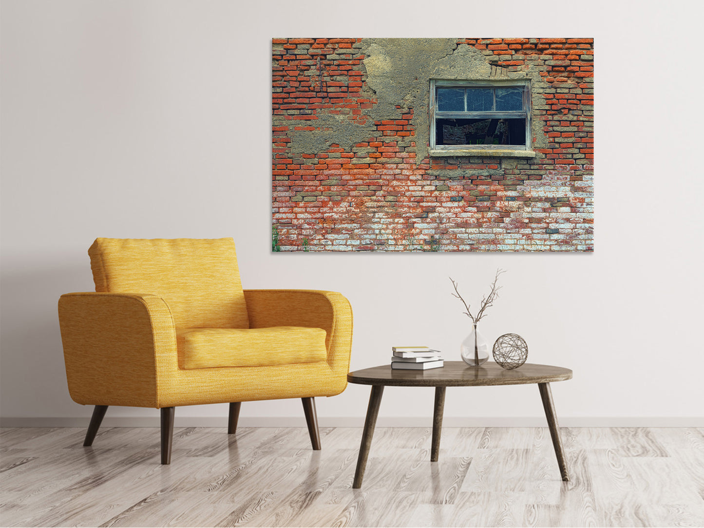 Leinwandbild Altes Fenster