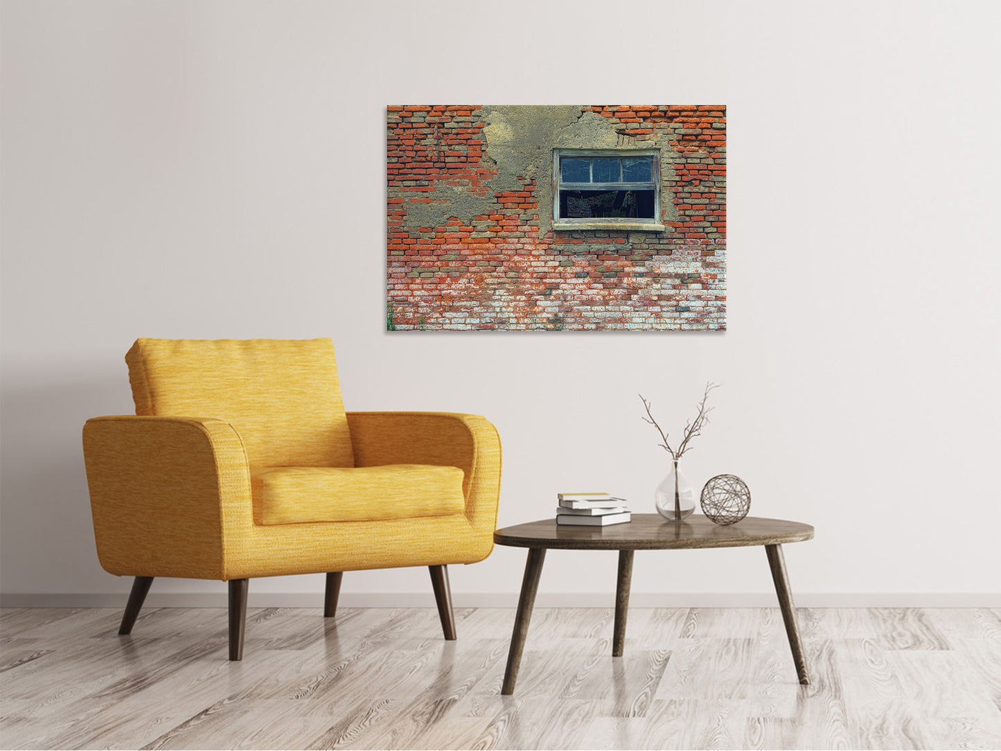 Leinwandbild Altes Fenster