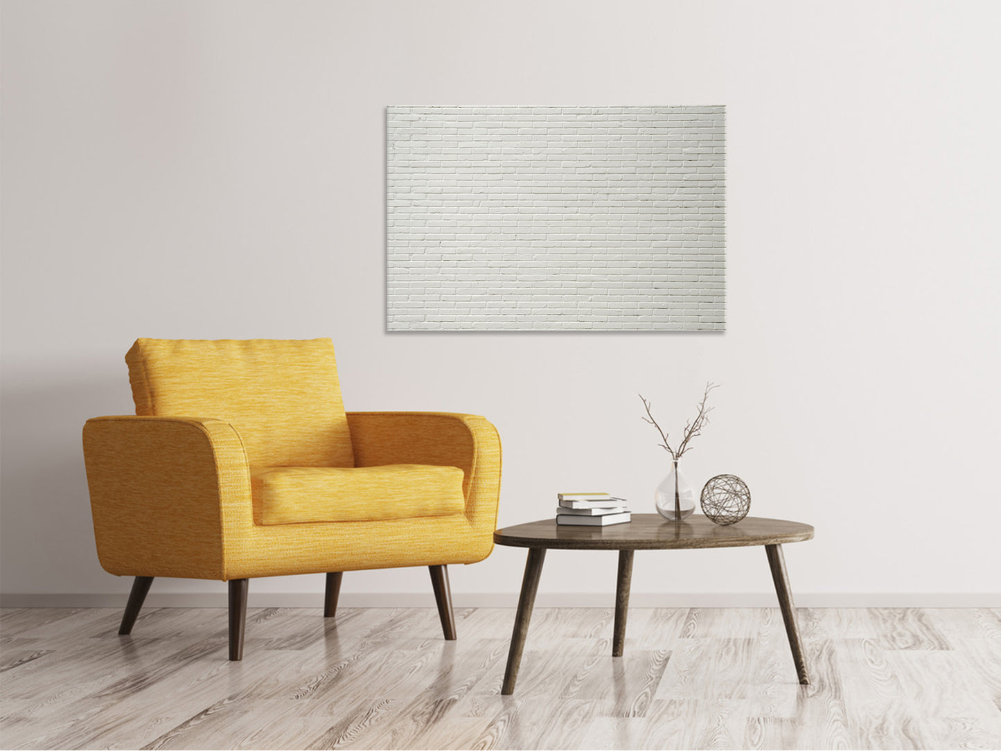 Leinwandbild Klinker Steine