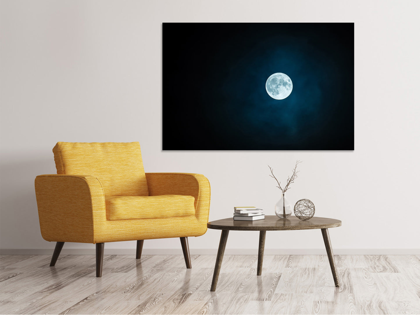 Leinwandbild Imposanter Vollmond