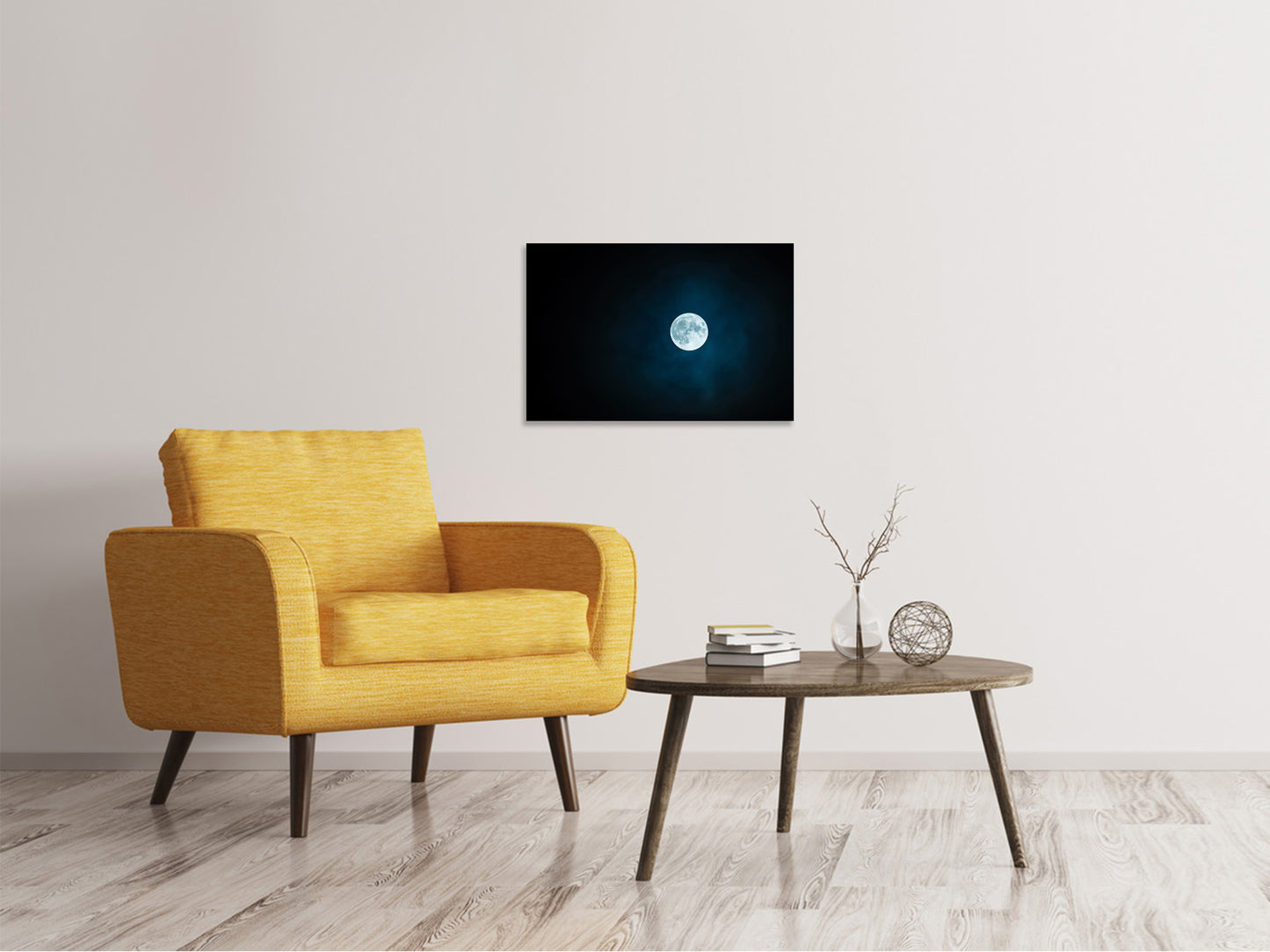 Leinwandbild Imposanter Vollmond