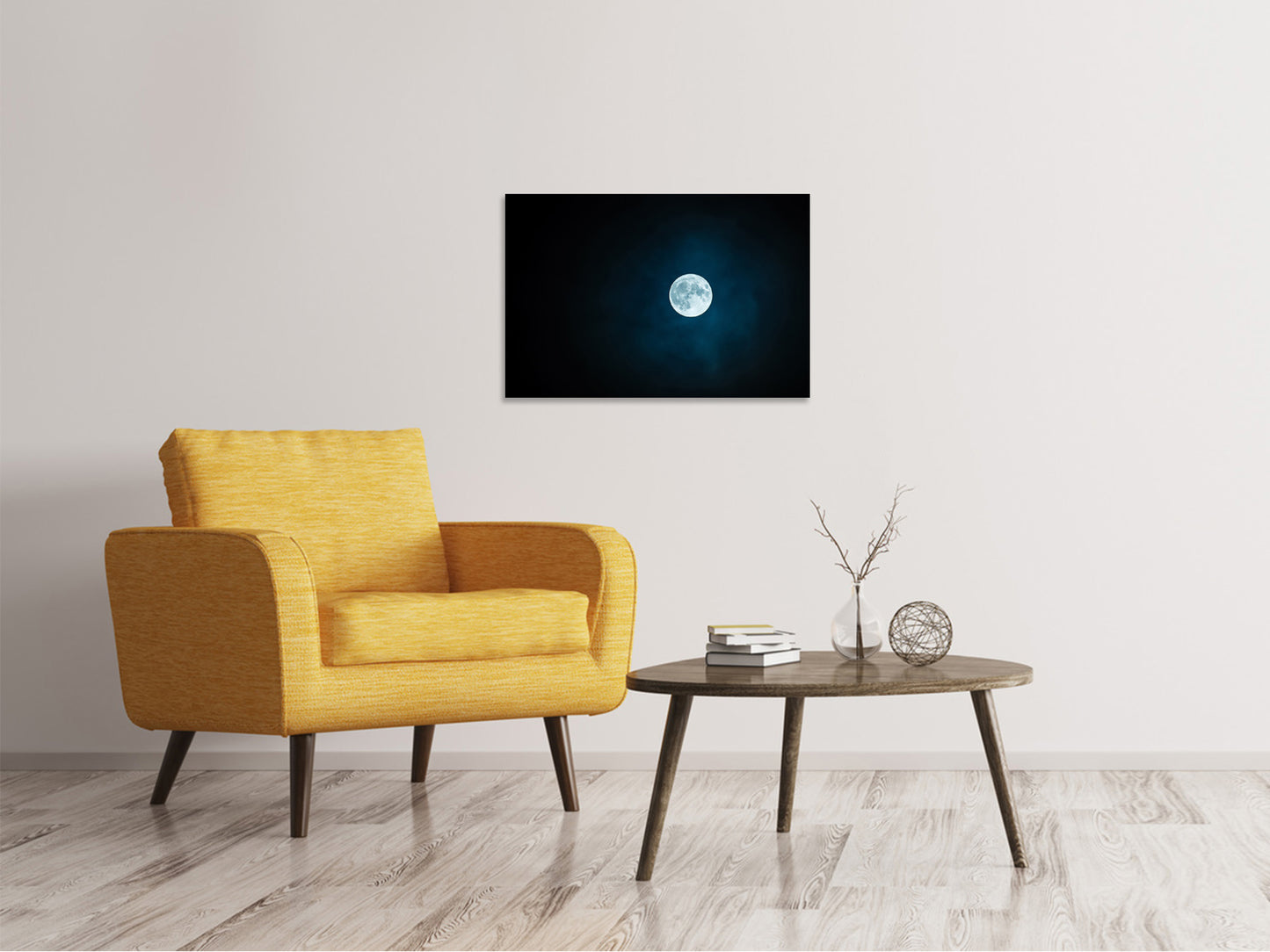 Leinwandbild Imposanter Vollmond
