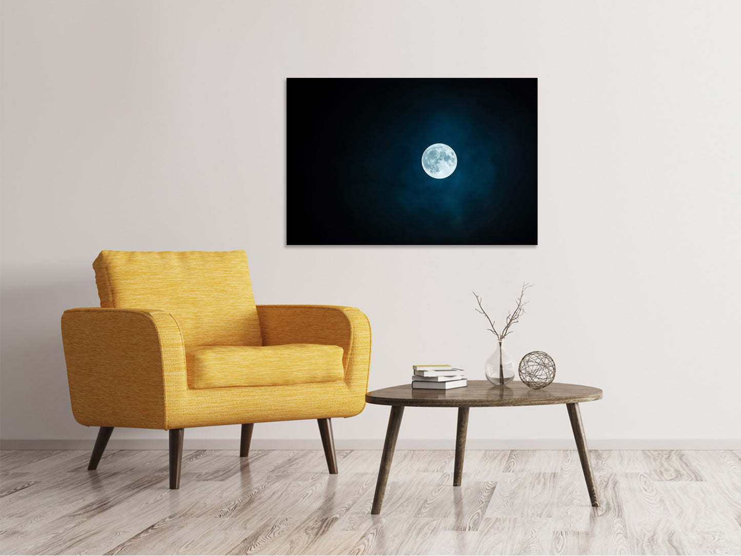 Leinwandbild Imposanter Vollmond