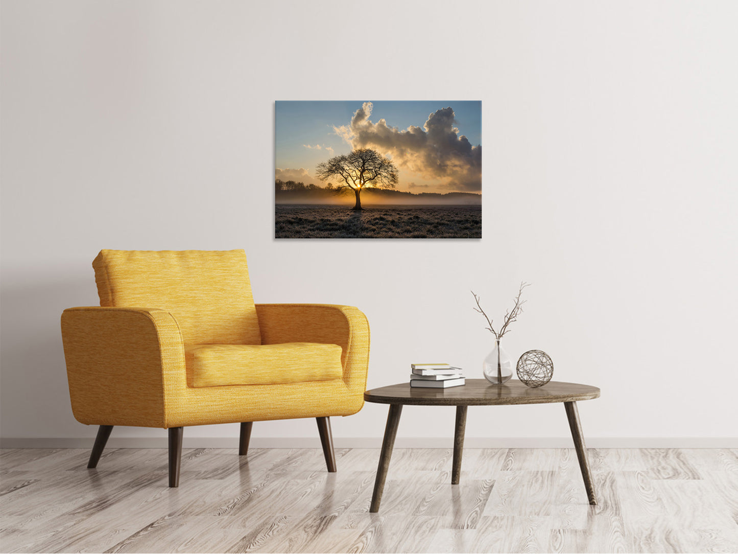 Leinwandbild Ein einsamer Baum