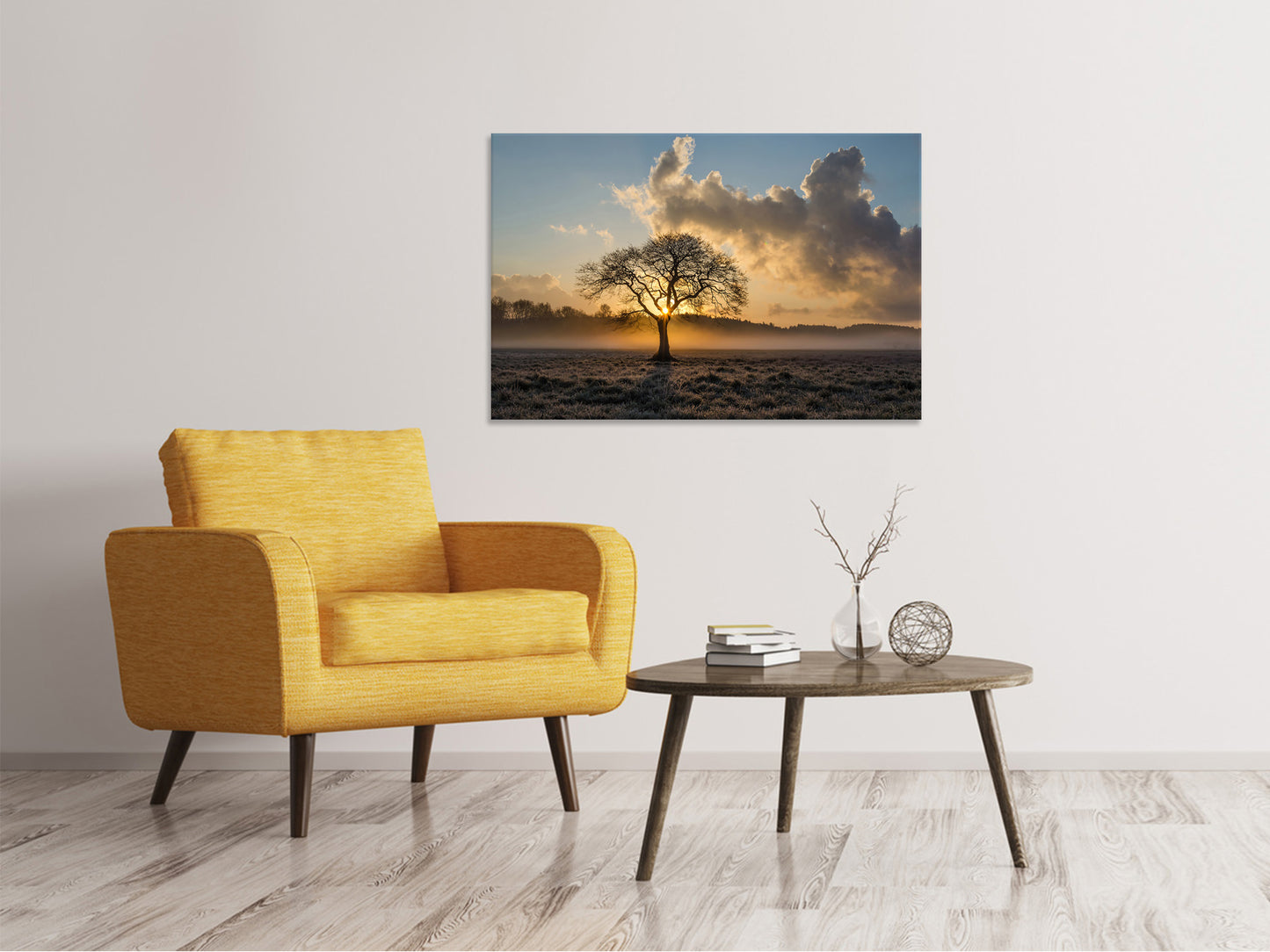 Leinwandbild Ein einsamer Baum