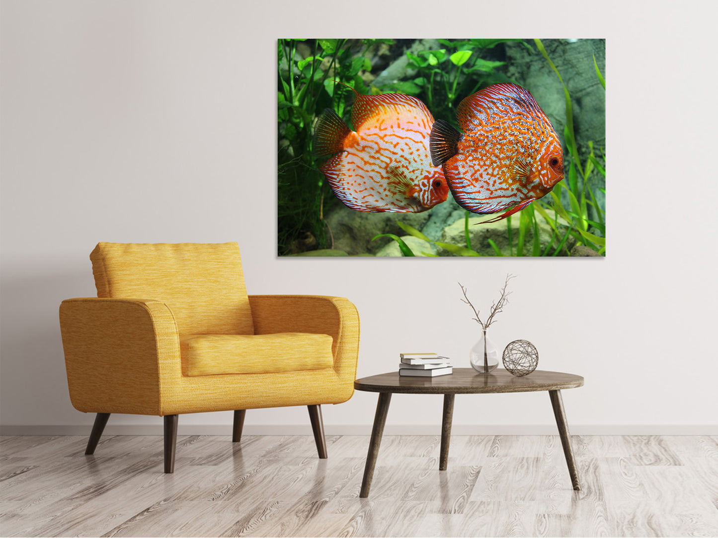 Leinwandbild 2 Fische