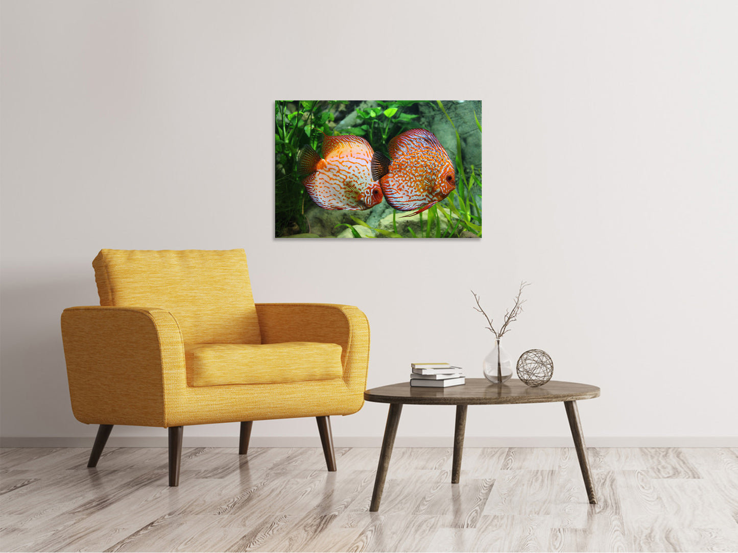 Leinwandbild 2 Fische