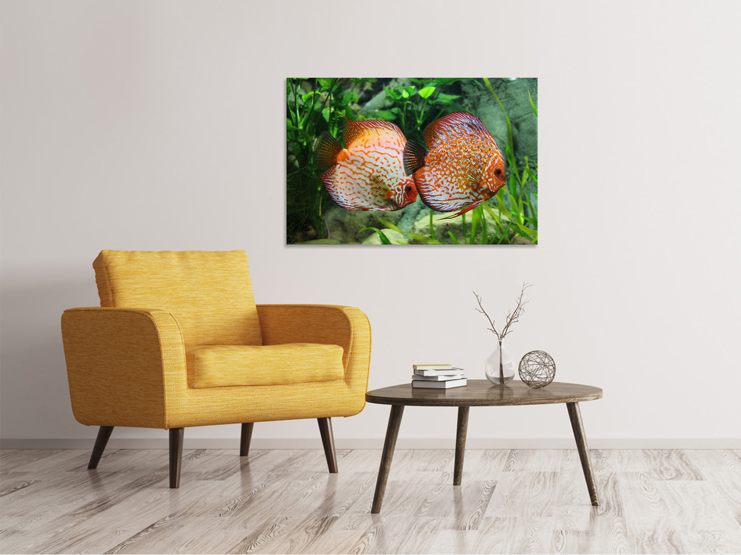 Leinwandbild 2 Fische