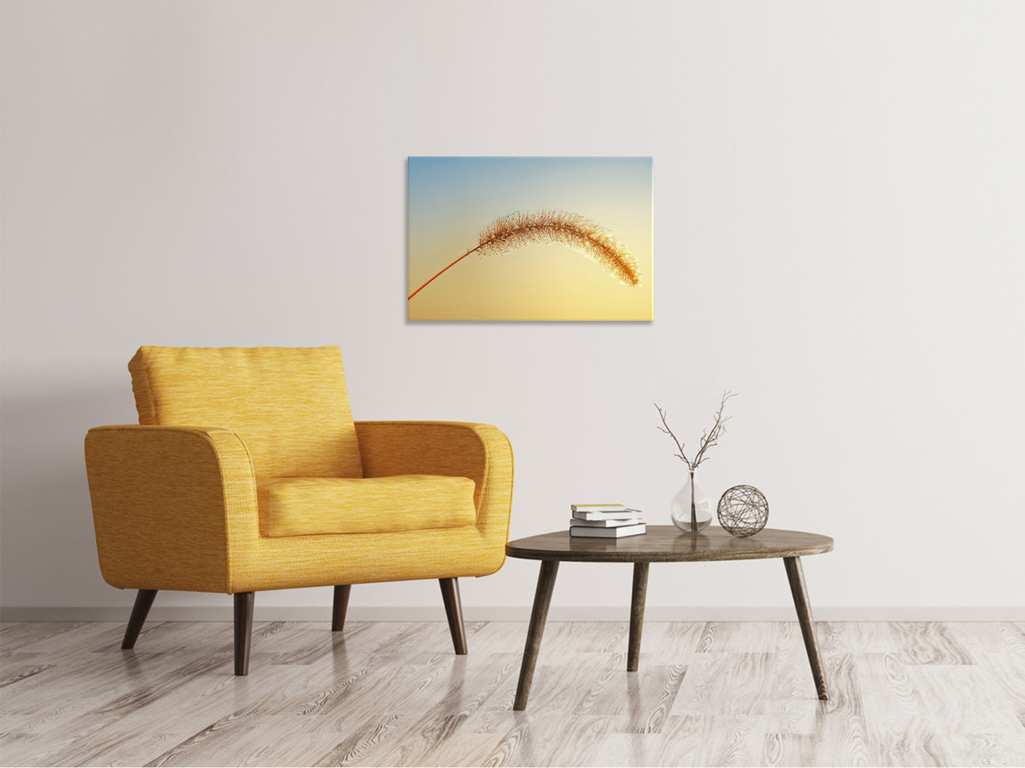 Leinwandbild Ziergrass in XXL