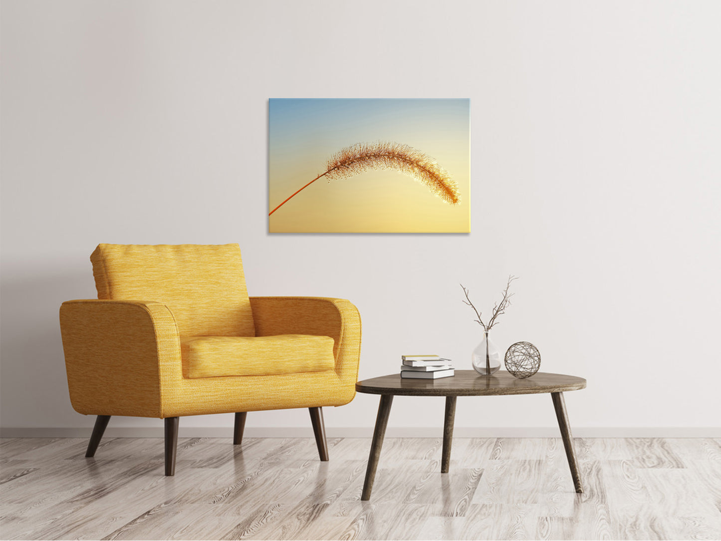 Leinwandbild Ziergrass in XXL