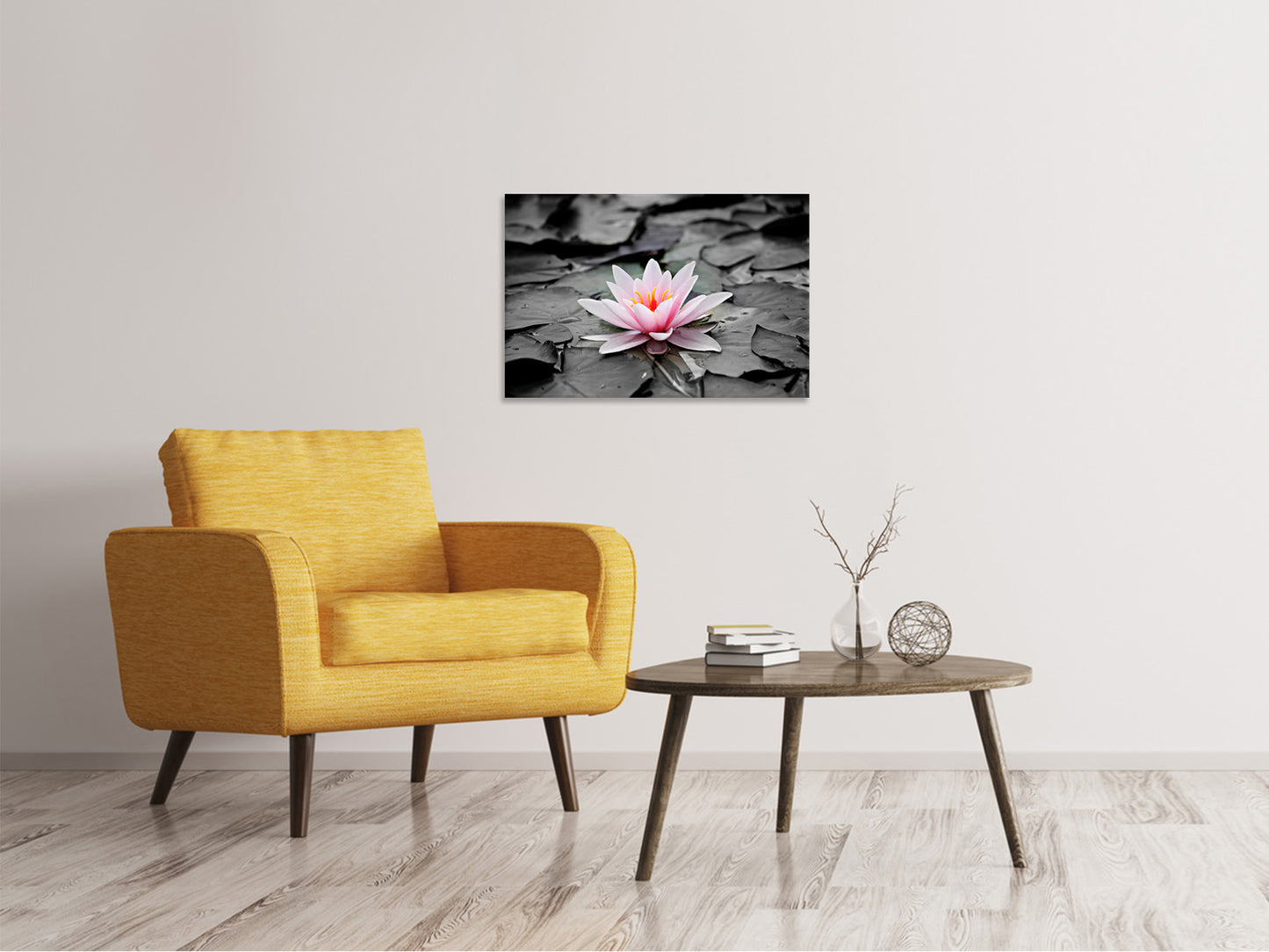 Leinwandbild Die Kunst der Seerose