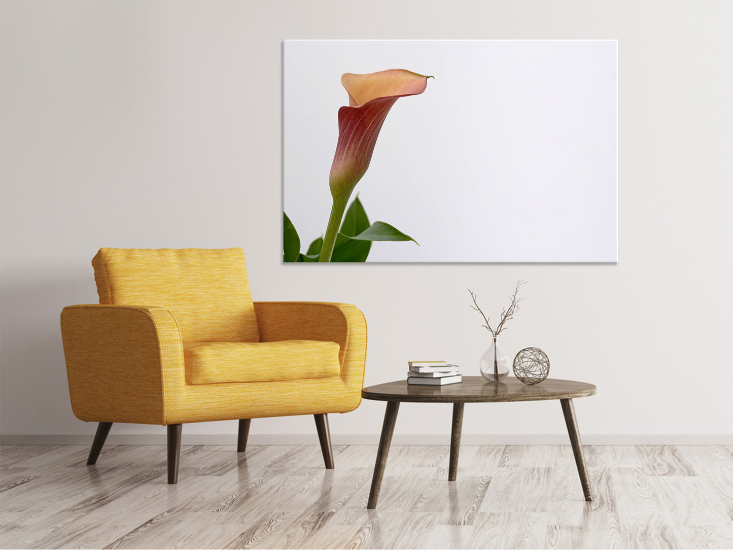 Leinwandbild Calla in XL