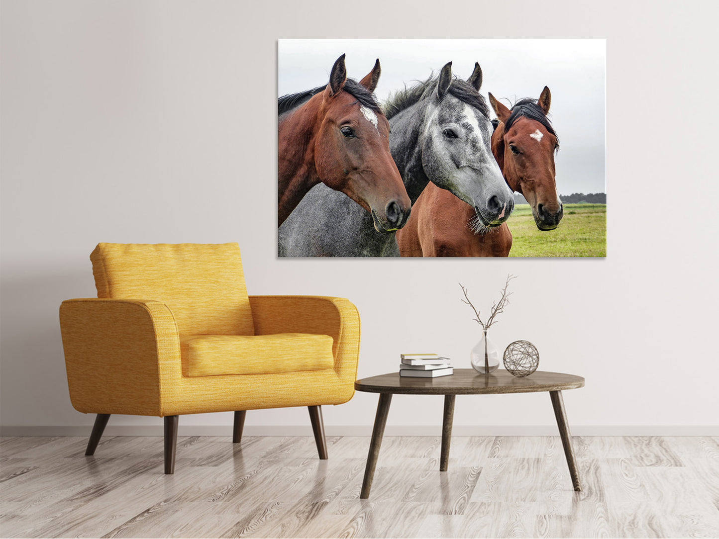 Leinwandbild Das Pferde Trio