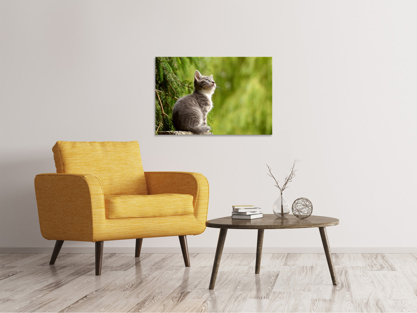 Leinwandbild Wildkatze