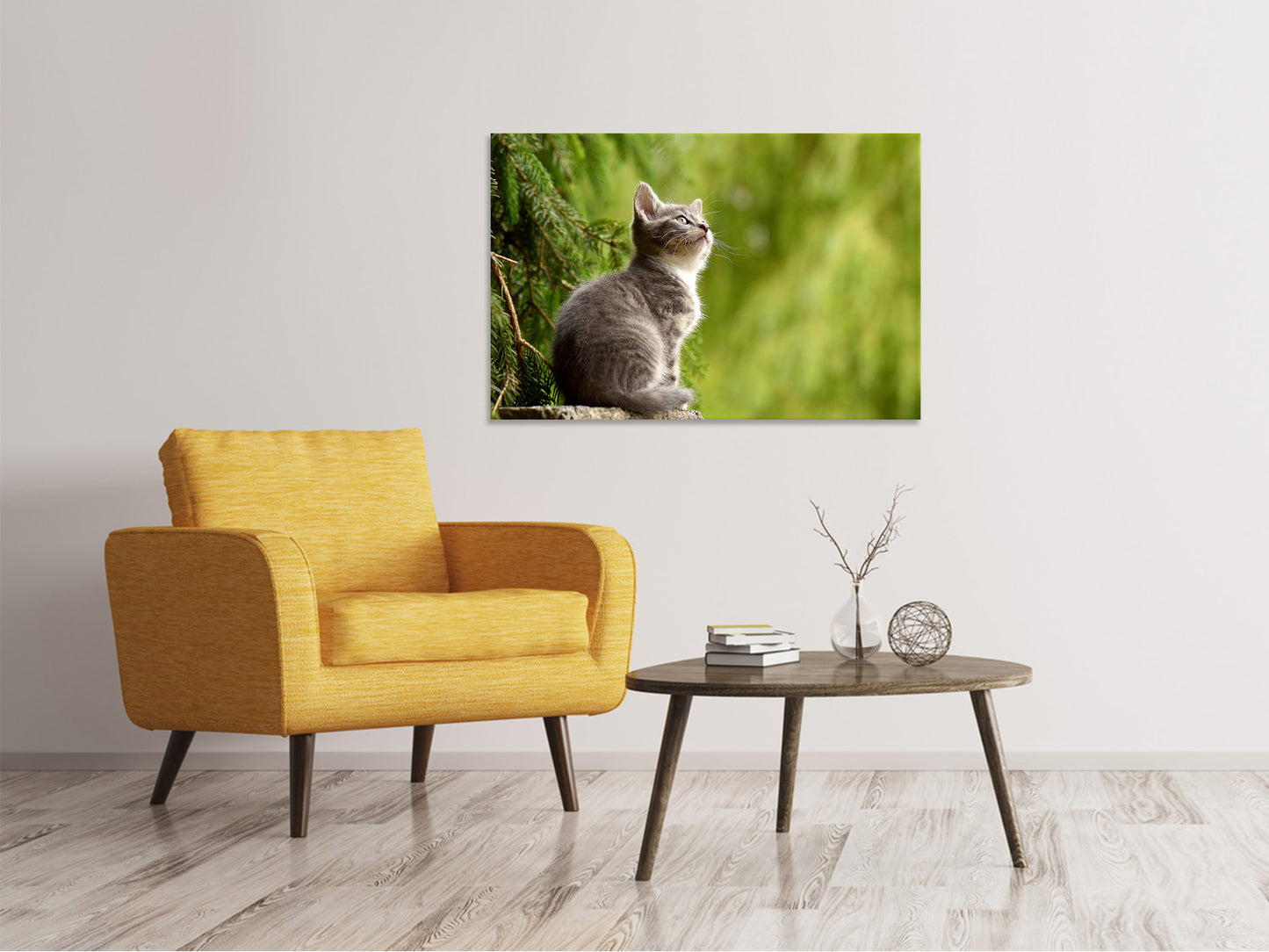 Leinwandbild Wildkatze