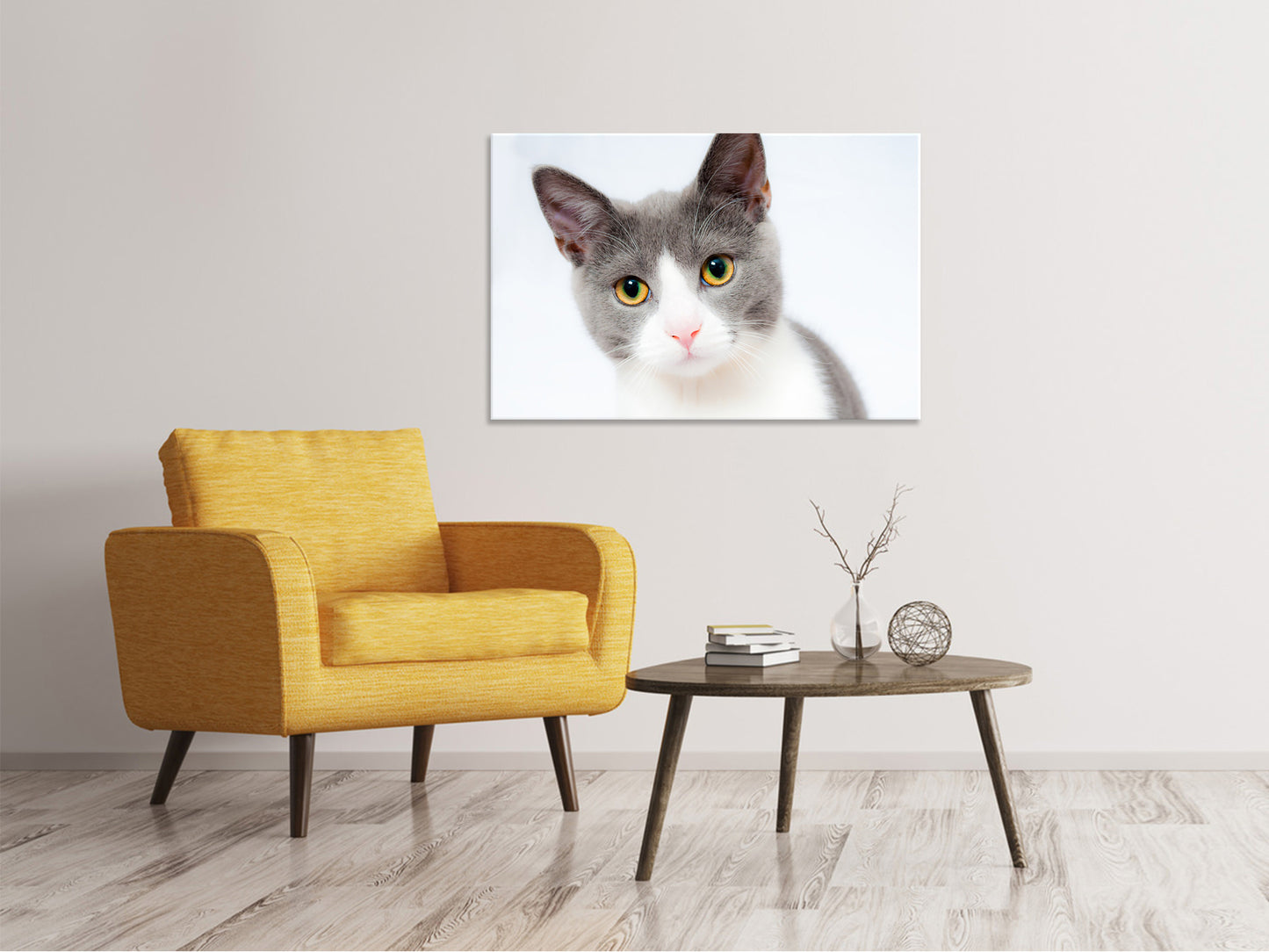 Leinwandbild Edle Katze